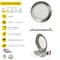 Nuwatt 6 Inch Ultra Thin Nickel LED Recessed Lighting 5CCT 2700K/3000K/3500K/4000K/5000K Wafer Lights 6 PK NW-P-DL-6-15W-5CT-BN-6P - alternate 3